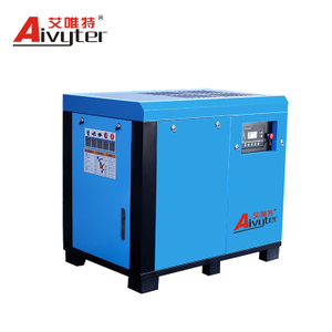 Compresseur d'air à vis portable rotatif à refroidissement par air industriel