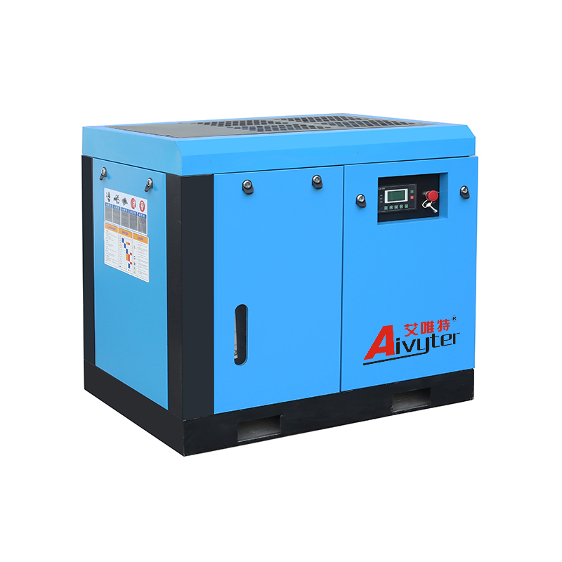 7,5 KW 10 HP 42 CFM Compresseur d'air rotatif à vis à vitesse fixe triphasé