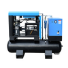Compresseur d'air à vis tout-en-un 10Hp 7.5kW avec réservoir d'air