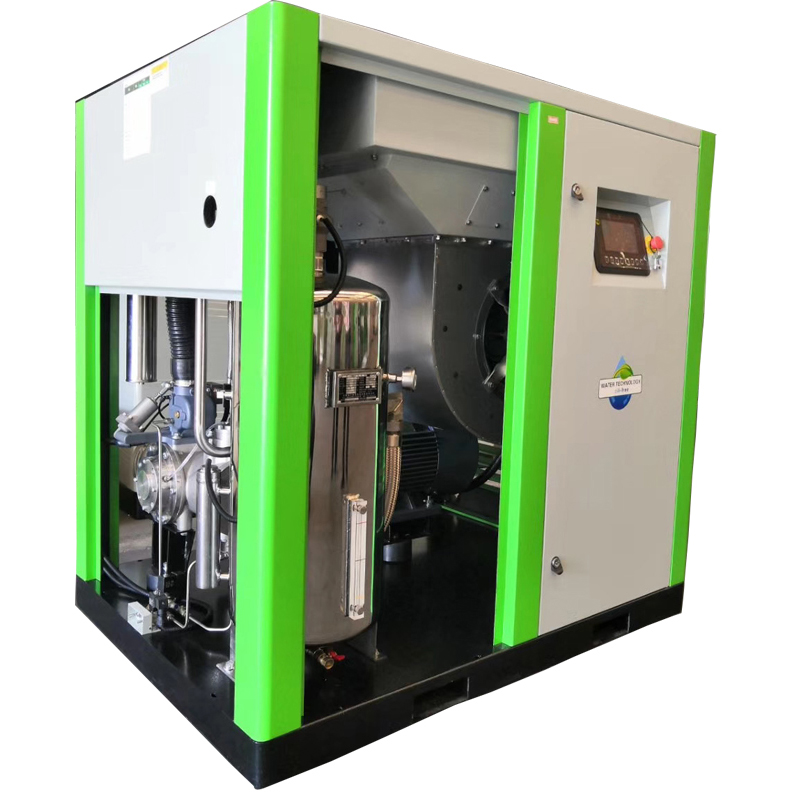 Compresseur d'air à vis sans huile comprimé électrique variable