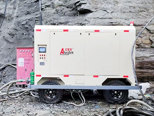 L'introduction du compresseur d'air à vis mobile électrique de 165 kW