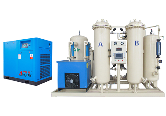 Type de génération d'azote de l'air et sélection et configuration du compresseur