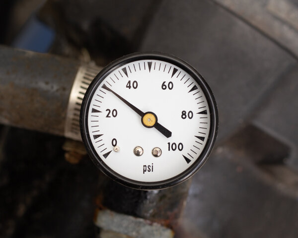 Manomètre à cadran à 30 psi